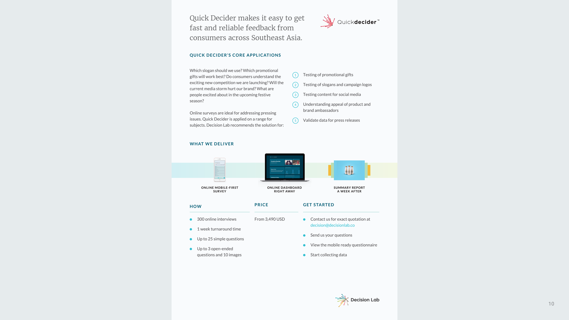 Download material - Quick Decider